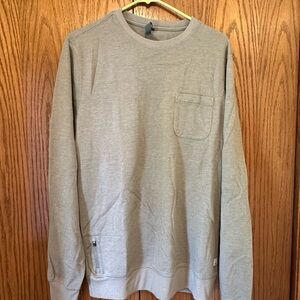 Vuori Men's Gray Crewneck Sweater